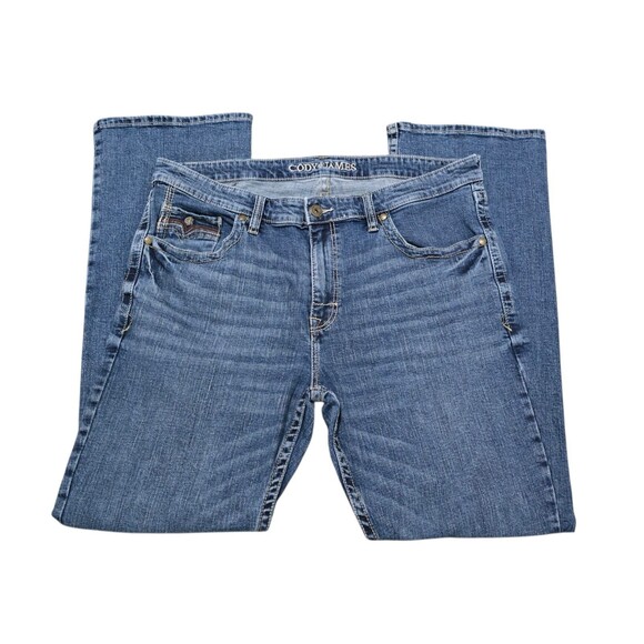 Cody James Mens Jeans Size 40x34 Relaxed Fit Boot Cut Western Denim Stretch - Picture 3 of 12